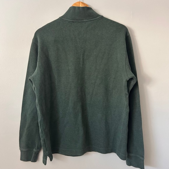 Rodd & Gunn Glen Eden Mens Medium 1/4 Zip Pullover Evergreen Australian Cotton - Picture 3 of 9